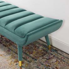 Load image into Gallery viewer, Guess Channel Tufted Performance Velvet Accent Bench by Modway
