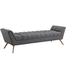 Load image into Gallery viewer, Response Upholstered Fabric Bench by Modway
