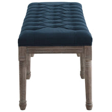 Load image into Gallery viewer, Province French Vintage Upholstered Fabric Bench by Modway
