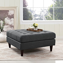 Load image into Gallery viewer, Empress Upholstered Fabric Large Ottoman by Modway
