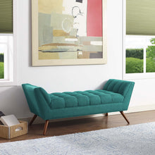 Load image into Gallery viewer, Response Medium Upholstered Fabric Bench by Modway
