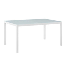 Load image into Gallery viewer, Raleigh 59&quot; Outdoor Patio Aluminum Dining Table by Modway
