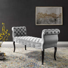 Load image into Gallery viewer, Adelia Chesterfield Style Button Tufted Performance Velvet Bench by Modway
