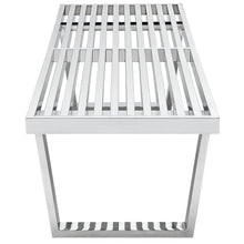 Load image into Gallery viewer, Sauna 5&#39; Stainless Steel Bench by Modway
