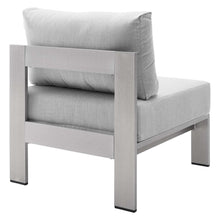 Load image into Gallery viewer, Shore Sunbrella¨ Fabric Aluminum Outdoor Patio Armless Chair by Modway
