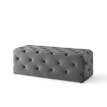 Load image into Gallery viewer, Amour 48&quot; Tufted Button Entryway Performance Velvet Bench
