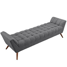 Load image into Gallery viewer, Response Upholstered Fabric Bench by Modway
