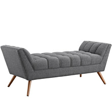 Load image into Gallery viewer, Response Medium Upholstered Fabric Bench by Modway
