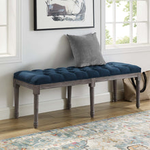 Load image into Gallery viewer, Province French Vintage Upholstered Fabric Bench by Modway
