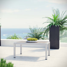 Load image into Gallery viewer, Shore Outdoor Patio Aluminum Coffee Table by Modway
