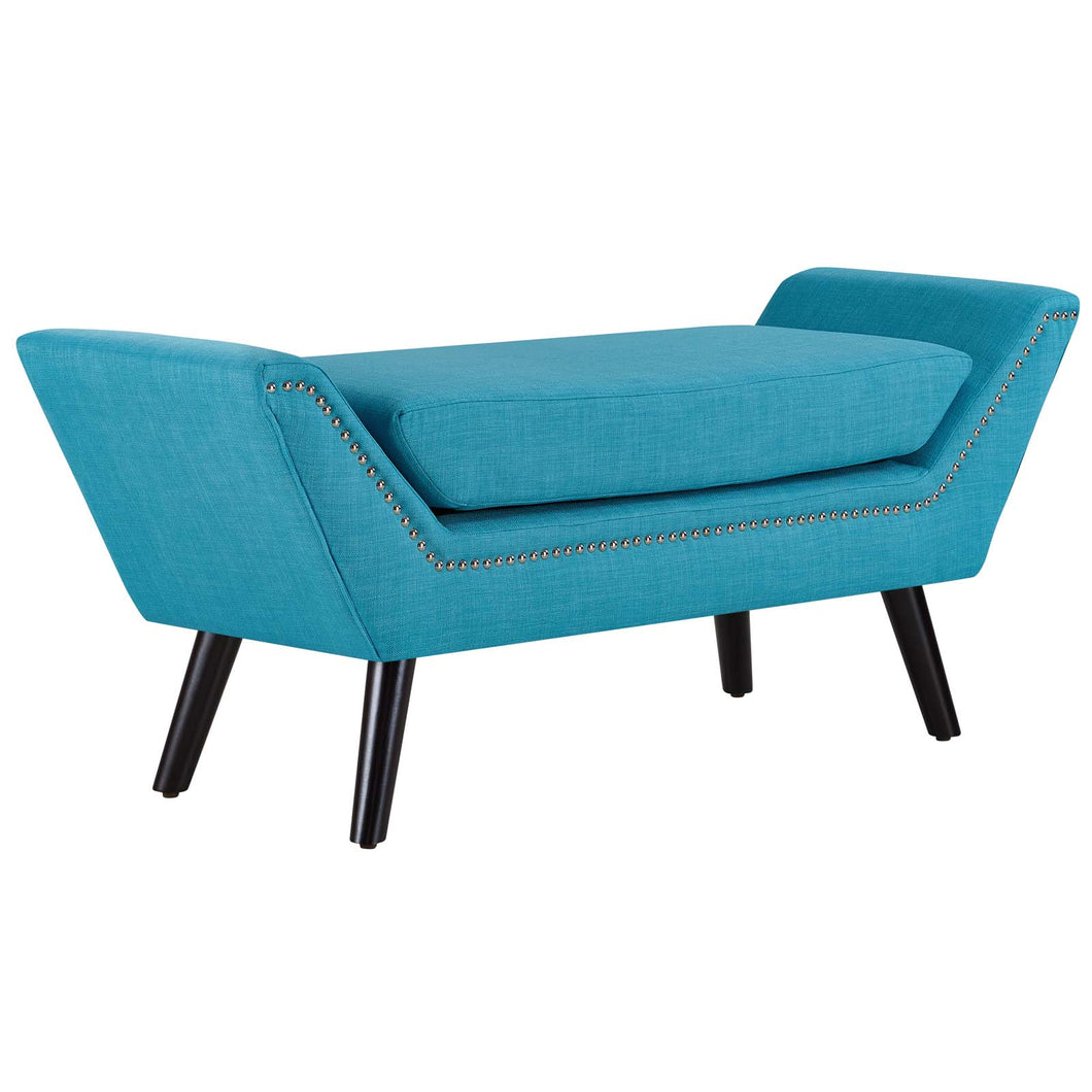 Gambol Upholstered Fabric Bench by Modway