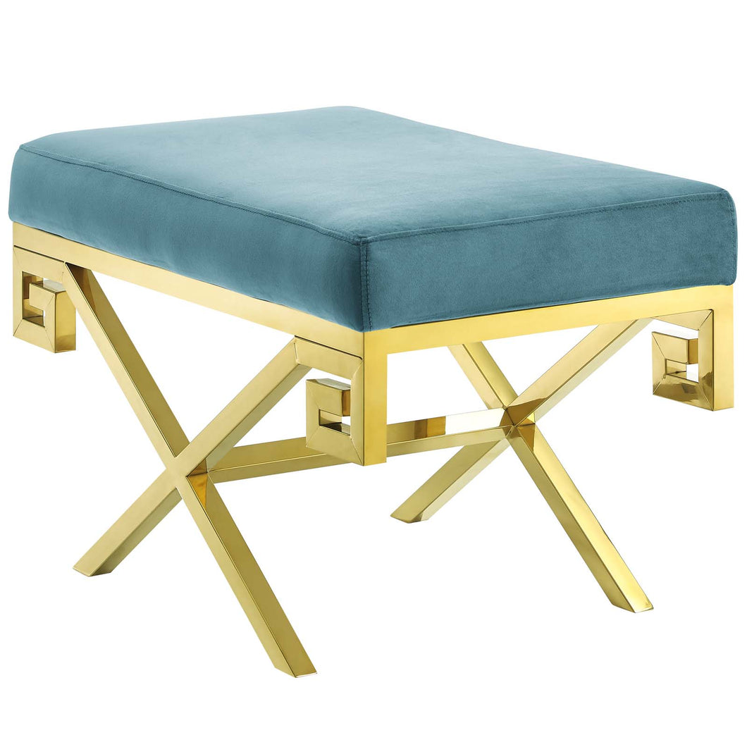 Rove Velvet Performance Velvet Bench by Modway