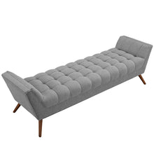 Load image into Gallery viewer, Response Upholstered Fabric Bench by Modway
