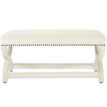 Load image into Gallery viewer, Expound Upholstered Nailhead Trim Performance Velvet Bench by Modway
