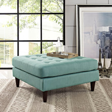 Load image into Gallery viewer, Empress Upholstered Fabric Large Ottoman by Modway
