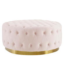 Load image into Gallery viewer, Ensconce Tufted Performance Velvet Round Ottoman by Modway
