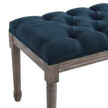 Load image into Gallery viewer, Province French Vintage Upholstered Fabric Bench by Modway
