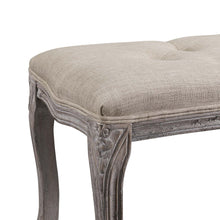 Load image into Gallery viewer, Regal Vintage French Upholstered Fabric Bench by Modway
