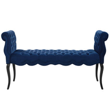 Load image into Gallery viewer, Adelia Chesterfield Style Button Tufted Performance Velvet Bench by Modway
