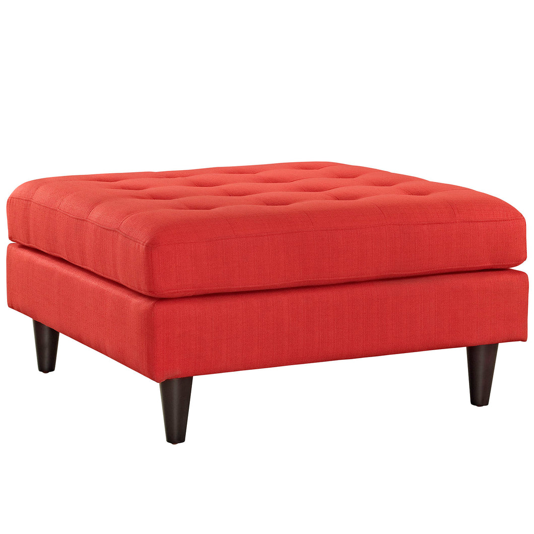 Empress Upholstered Fabric Large Ottoman by Modway