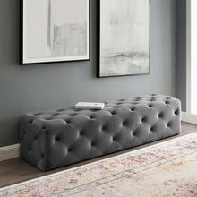 Load image into Gallery viewer, Amour 72&quot; Tufted Button Entryway Performance Velvet Bench by Modway
