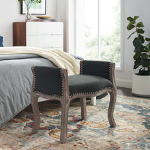 Load image into Gallery viewer, Avail Vintage French Upholstered Fabric Bench by Modway
