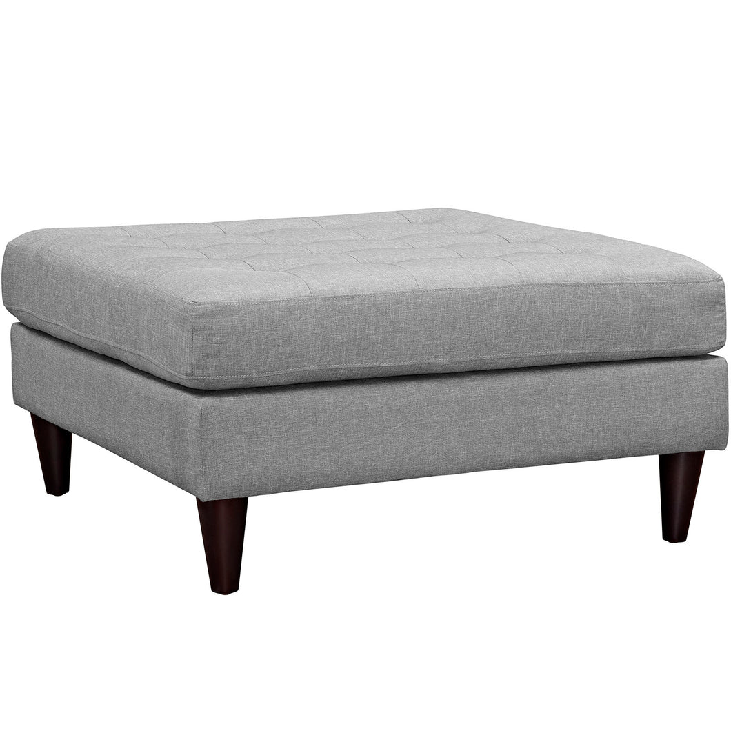 Empress Upholstered Fabric Large Ottoman by Modway