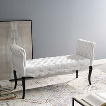 Load image into Gallery viewer, Adelia Chesterfield Style Button Tufted Performance Velvet Bench by Modway
