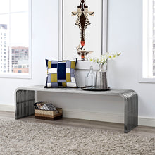 Load image into Gallery viewer, Pipe 60&quot; Stainless Steel Bench by Modway
