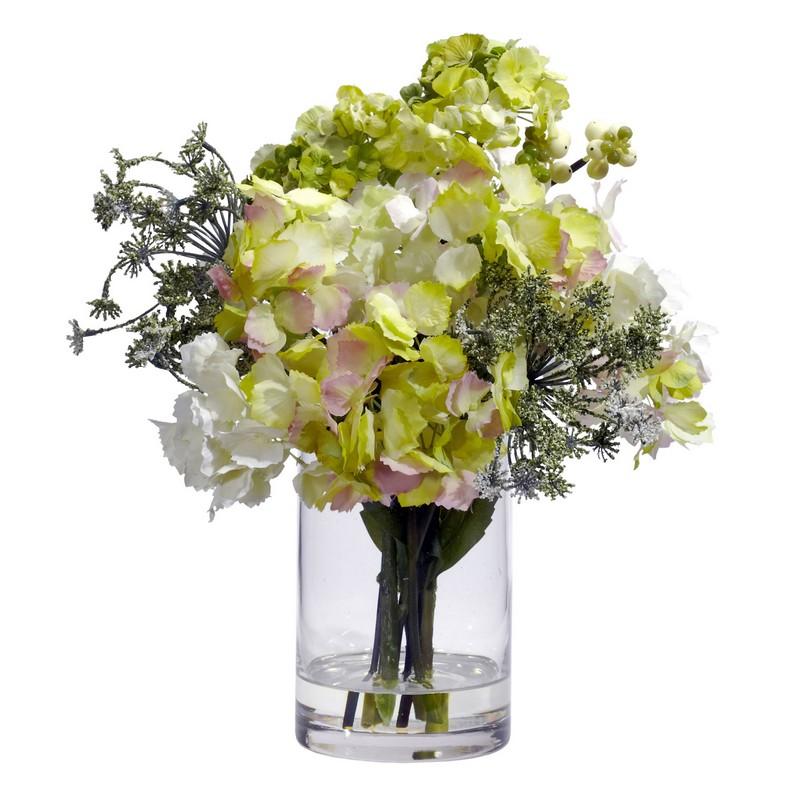 Hydrangea Silk Flower Arrangement