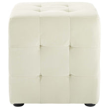 Load image into Gallery viewer, Contour Tufted Cube Performance Velvet Ottoman by Modway
