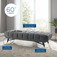 Load image into Gallery viewer, Adept 60&quot; Performance Velvet Bench by Modway
