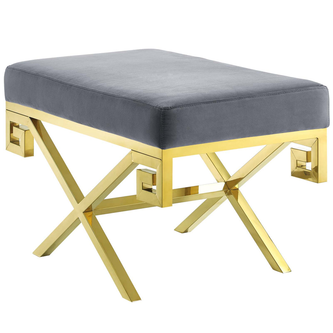 Rove Velvet Performance Velvet Bench by Modway