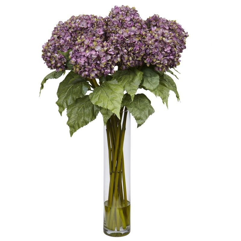 Hydrangea Silk Flower Arrangement