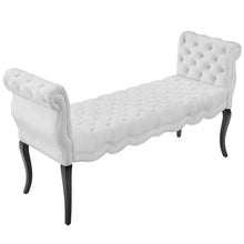 Load image into Gallery viewer, Adelia Chesterfield Style Button Tufted Performance Velvet Bench by Modway
