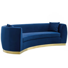 Load image into Gallery viewer, Resolute Curved Performance Velvet Sofa by Modway
