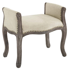 Load image into Gallery viewer, Avail Vintage French Upholstered Fabric Bench by Modway
