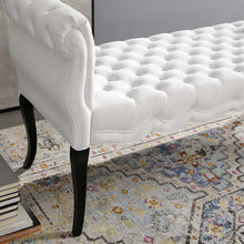 Load image into Gallery viewer, Adelia Chesterfield Style Button Tufted Performance Velvet Bench by Modway
