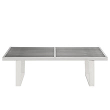 Load image into Gallery viewer, Sauna 4&#39; Stainless Steel Bench by Modway
