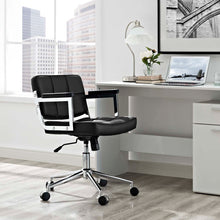 Load image into Gallery viewer, Portray Mid Back Upholstered Vinyl Office Chair by Modway
