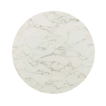 Load image into Gallery viewer, Lippa 36&quot; Round Faux Marble Dining Table by Modway
