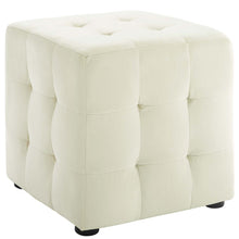 Load image into Gallery viewer, Contour Tufted Cube Performance Velvet Ottoman by Modway
