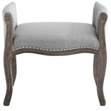 Load image into Gallery viewer, Avail Vintage French Upholstered Fabric Bench by Modway
