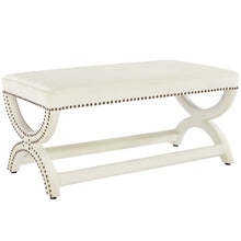 Load image into Gallery viewer, Expound Upholstered Nailhead Trim Performance Velvet Bench by Modway
