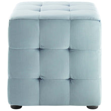 Load image into Gallery viewer, Contour Tufted Cube Performance Velvet Ottoman by Modway
