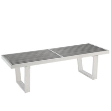 Load image into Gallery viewer, Sauna 4&#39; Stainless Steel Bench by Modway
