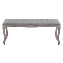 Load image into Gallery viewer, Regal Vintage French Upholstered Fabric Bench by Modway
