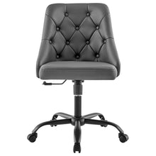 Load image into Gallery viewer, Distinct Tufted Swivel Vegan Leather Office Chair by Modway
