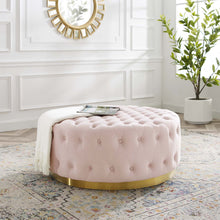 Load image into Gallery viewer, Ensconce Tufted Performance Velvet Round Ottoman by Modway
