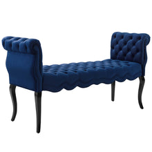 Load image into Gallery viewer, Adelia Chesterfield Style Button Tufted Performance Velvet Bench by Modway
